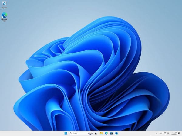Интерфейс Windows 11 Pro с новым меню Пуск